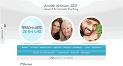 Desktop Screenshot of drakhavandental.com