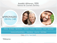 Tablet Screenshot of drakhavandental.com